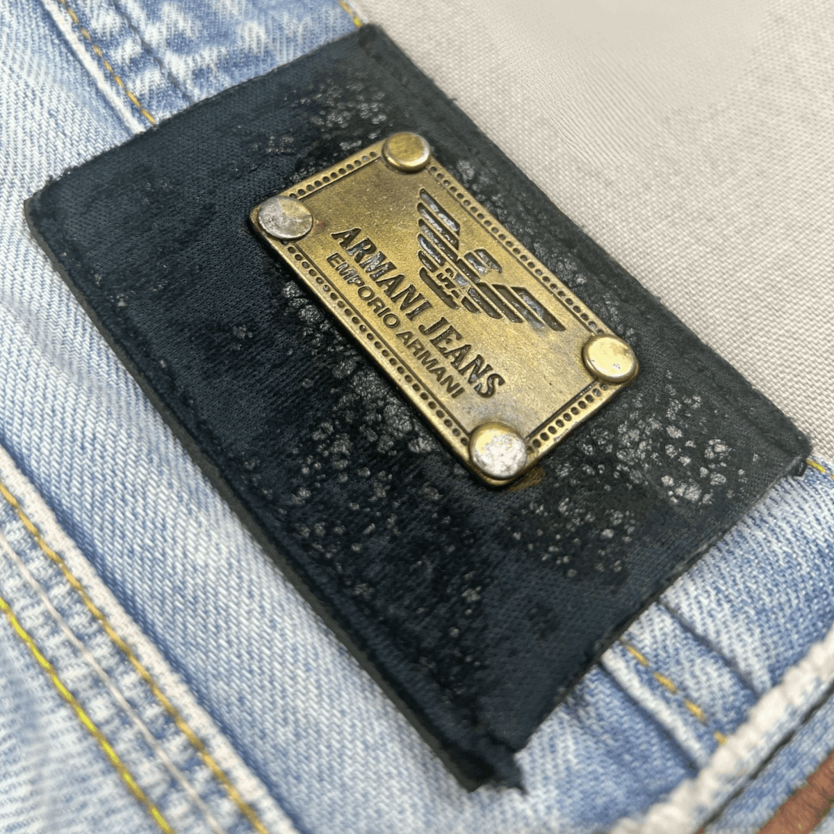 vintage Vintage Custom Rare Armani Jeans 90`s - Past Perfect