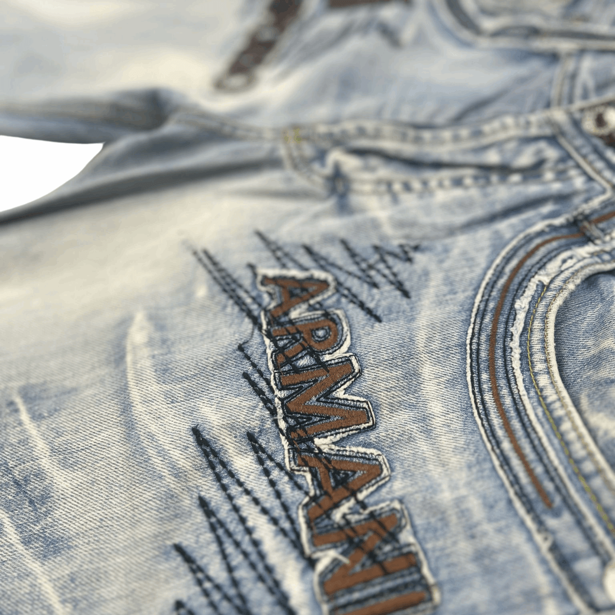 vintage Vintage Custom Rare Armani Jeans 90`s - Past Perfect